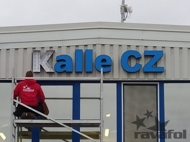 Kalle CZ - 3D Lichtwerbung - Ravafol